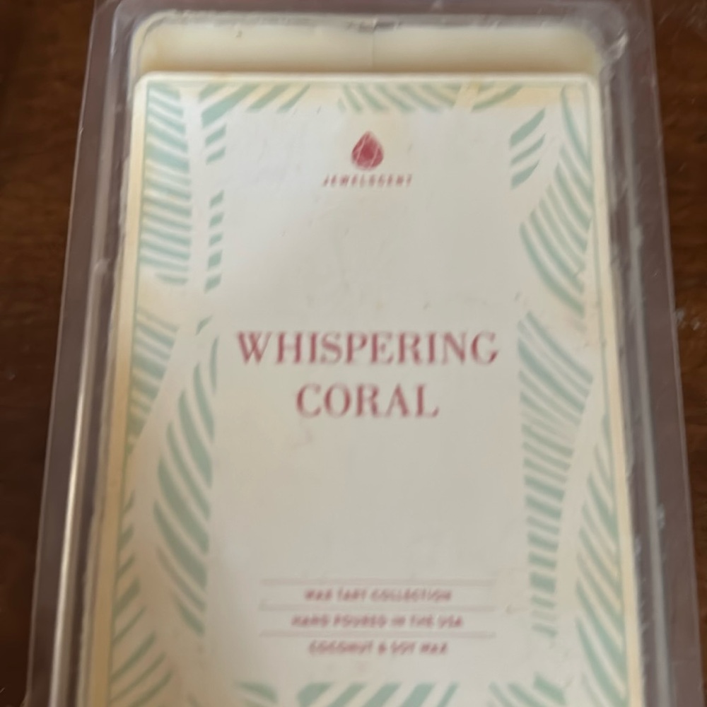 Jewelscent whispering coral wax‎ tarts